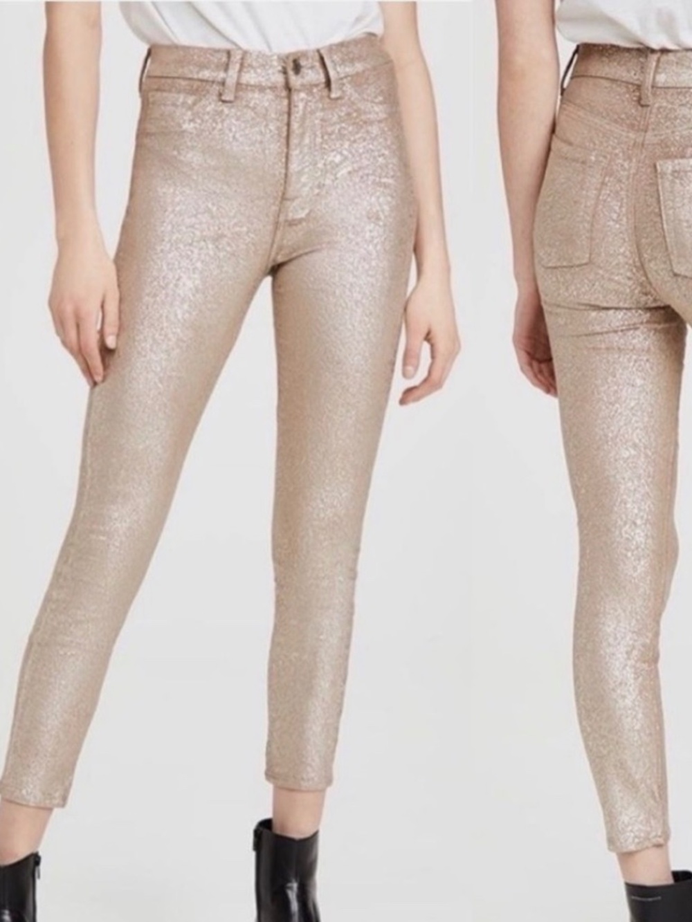 7 for all mankind gold pants
